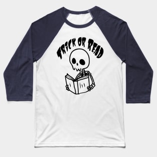 Trick or Read Baseball T-Shirt